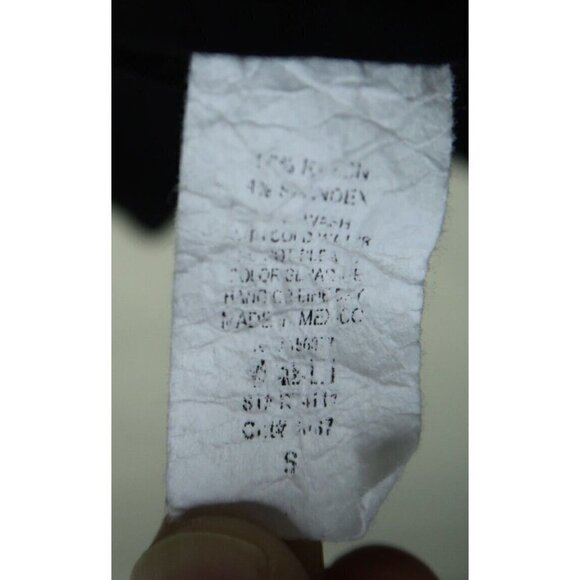 Rebel Society Black T Shirt Cuffed Short Sleeves Mens Small Neutral Minimalist - Picture 6 of 6